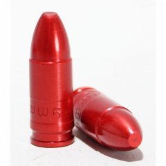 Training Exerzierpatronen Pufferpatrone Alu 2 Stück Kaliber 9x19 mm
