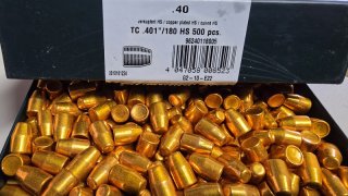 500St. H&N .401 - 180gr. TC HS Geschosse