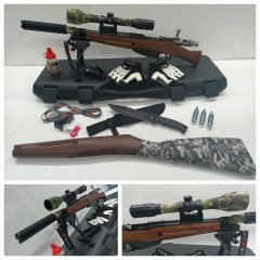 ****** Gletcher M1944 ****** Partisanen KARABINER >F< Luftgewehr **** KAMPF SET