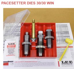 LEE 3-Die-Pacesetter Langwaffen Matrizensatz-SET Full-Length 30/30 WIN .30-30 Winchester #90506 NEU