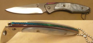Taschenmesser in Perlmutt