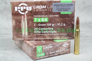 PPU Z-GROM 7x64 158gr. 10,2g 20 Stück 02-01840