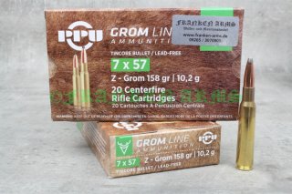 PPU Z-GROM 7x57 158gr. 10,2g 20 Stück 02-01850