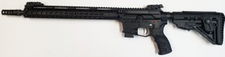 Selbstladebüchse GWMH SPC-HUNTER A5 17" (SWISS PISTOL CARBINE) BLACK Kal.9x19 AR15 Glock Magazin