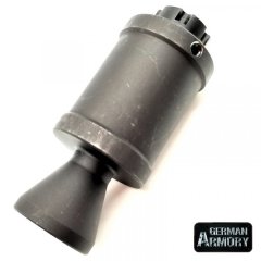WBP Mini Jack Bremse Mündungsfeuerkämpfer MFD Flashhider M14X1links Cugir Zastava Saiga AK 47 74 AKM