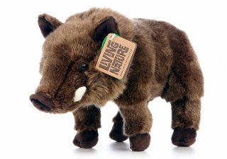 Plüschtier WILDSCHWEIN Keiler Wildsau waschbar CE-geprüft Spitzenqualität für Kinder ab 3 Jahren NEU