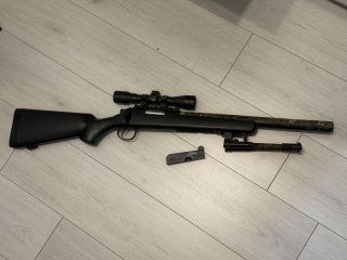 Airsoft GSG 6mm Gewehr mit Zielfernrohr