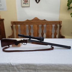 Drilling Krieghoff Trumpf Kal. 12/70 7x65R 22 Hornet Zeiss Zielfernrohr 3-12x56 mit Leuchtpunkt