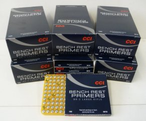1.000 x CCI BR2, LR-BenchRest Zündhütchen