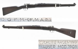 Nrgl. Kavallerie Karabiner D.G.F.M. - F.M.A.P. " Mauser Modelo Argentino 1909 " Kal. 7,65mm Argent.