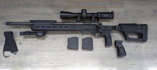 REMINGTON 700 L.H. (links!!!) .308 Win, MAGPUL SA Lite, VORTEX Strike Eagle 3-18x44, HARRIS 1A1 BR