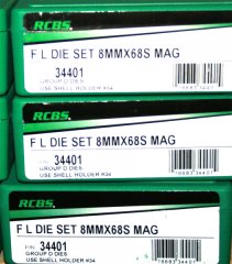 RCBS Langwaffenmatrizensatz Full Length 2-Die-Set GROUP D 8x86 S Magnum 8MMx68S MAG 8x68MM #34401
