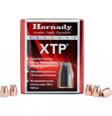 2500 Hornady Geschosse .357, 158 grain, HP/XTP, NEU