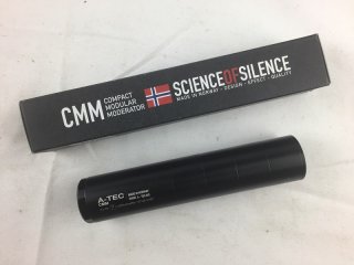 Combo Schalldämpfer A-TEC CMM4 CMM-4 mit F-Kennzeichnung, 1/2"-20 UNF und 1/2"-28 UNEF Gewindestück!