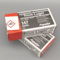 Aguila 9mm Luger Subsonic 147gr. FMJ FP 1000er Karton