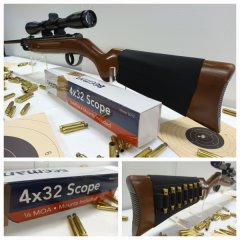 KEILER Luftgewehr + ZF (NEU) 4x32 *** Feder/Kolben/Puffer neu <!!!> ü 60 J.alt ohne F === TOP