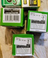 Geschosse Projektile 9mm Luger / Para / 9x19 JHP Fangschuß FMJ S&B