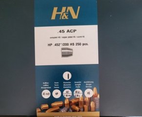 250St.H&N .45 ACP(.452Dia.)-200-HP-HIGH-SPEED