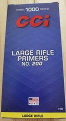 1000St.CCI Boxer - Zündhütchen - LARGE Rifle - #No.200