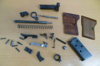 Konvolut freie Ersatzteile und Magazin Frommer Baby 7,65 mm
