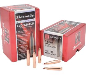 Hornady .264 - 147gr. ELD Match 100 St.