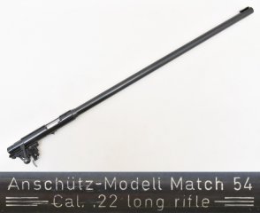 ANSCHÜTZ " Match 54 " Einzelladerbüchse ( System mit Lauf ) im Kaliber .22 LR
