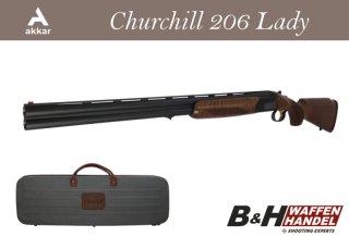 Neuwaffe, auf Lager: Akkar Churchill 206E Lady Black II Bockdoppelflinte