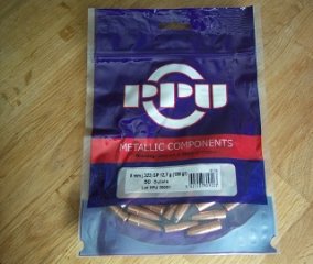 100 PRVI Geschosse 8mm(.323)-196-SP-B-128