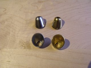 TDC - Flash Cup (Messing / Eisen) für Piston .250