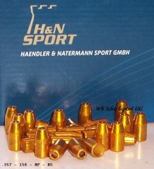 500 H&N .357 - 158 - HP - verkupfert-HIGH-SPEED - BULK