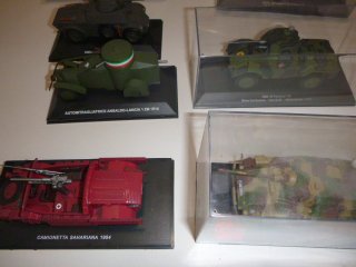 Panzerkonvolut für Schaukasten