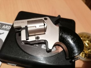 Ekol-Arda - Derringer - cal.22 Knall - Chrom Modell - Neuwertig - Nur Bedienungsanleitung