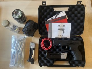 Walther PDP Compact T4E Cal. .43 CO2 RAM – neuwertig – Komplettset