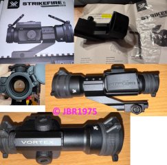 Vortex Strikefire II mit Cantilever Mount für Picatinny Schiene Rotpunkt