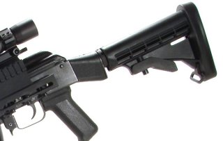 AK-47 / AK-74 / AKM Schaft / Schubschaft mit Schaftkappe Leapers