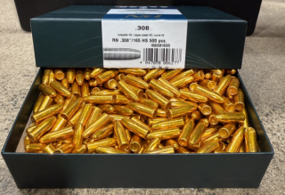 500St. H&N .308 - 165gr. RN HS Geschosse