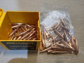 Berger Long Range Hybrid Target Geschosse Kal. .30 / 208 gr – 28 neu, 37 einmal geladen