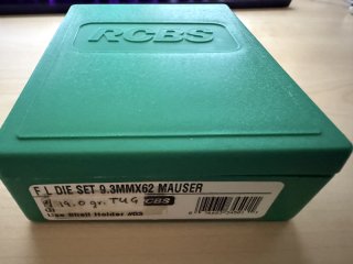 RCBS Die Set 9.3x62 Mauser