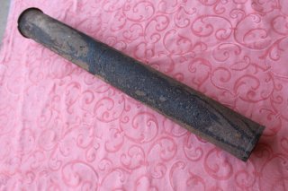 Wehrmacht Kartusche zur 7,5cm Pak 40. Solides Restaurationsstück