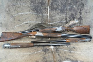 Bockdoppelflinte Schwesternflinten FN Mod. B25 inkl. 2 Wechselläufe Kal. 12/70 WAFFEN FLÜHR ANSBACH