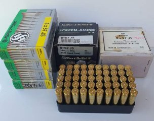 -265- Hülsen Kaliber 8x57IS, Fabrikat S&B