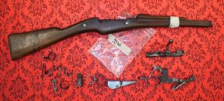 Teile französischer Karabiner Berthier M1916 WK1 ehem. 8mm Lebel nicht Kar. 98a Gew.98 Konvolut 18 J