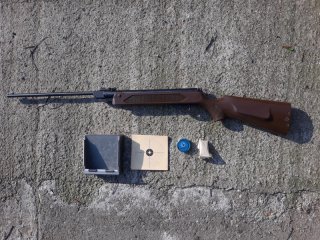 Suhl Haenel Modell 304 Luftgewehr 4,5mm DDR Kipplaufgewehr