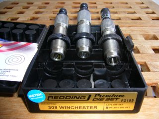 Redding Premium Matrizensatz, 308 Winchester, metrisch mit Necksizer. Die NEUHEIT!