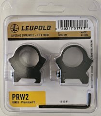 Neuware vom Fachhandel - Picatinny Montageringe Leupold PRW2 25,4mm / 1" Medium 174081