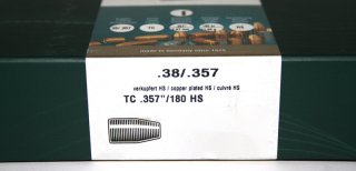 250St. H&N Geschosse .357 / .38 TC HS 180grs - Kegelstumpf-Geschoss | Haendler&Nattermann High Speed