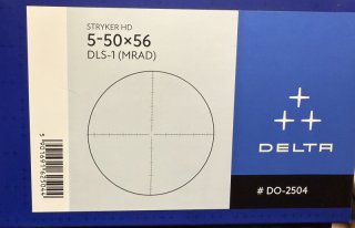 Long Range Zielfernrohr Delta Optical 5-50x56 DLS-1 Leuchtabsehen M-Rad