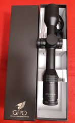 Zielfernrohr GPO Spectra 8x 1,6-13x44 G4i Fiber NEU mit gebrauchter Blaser-Sattelmontage
