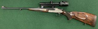Doppelbüchse Merkel 161 E Kal: 8x57JRS mit ZF Swarovski Z6i 11-6x24 gebraucht