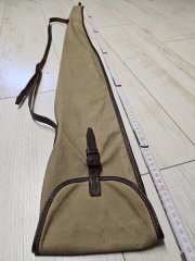 ALTES GEWEHRFUTTERAL CANVAS & LEDER VINTAGE